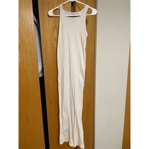 Enza Costa Racer Midi dress in “porcelain”